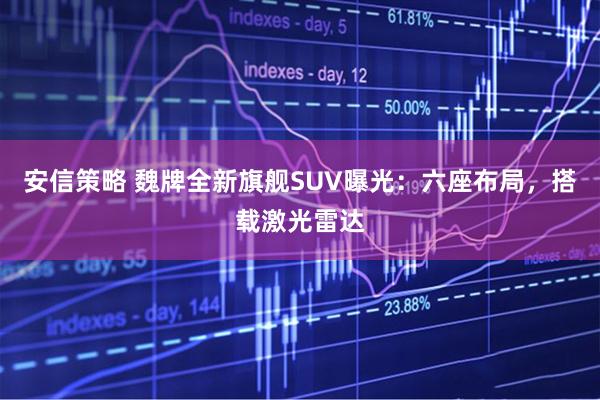 安信策略 魏牌全新旗舰SUV曝光：六座布局，搭载激光雷达
